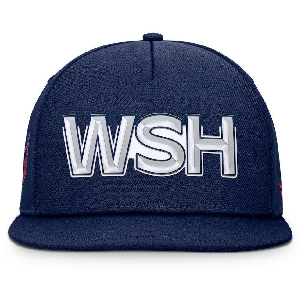 Washington Capitals Fanatics Authentic Pro Rink Team Code Snapback Hat Navy