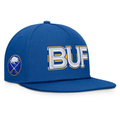 Buffalo Sabres Fanatics Authentic Pro Rink Team Code Snapback Hat Royal