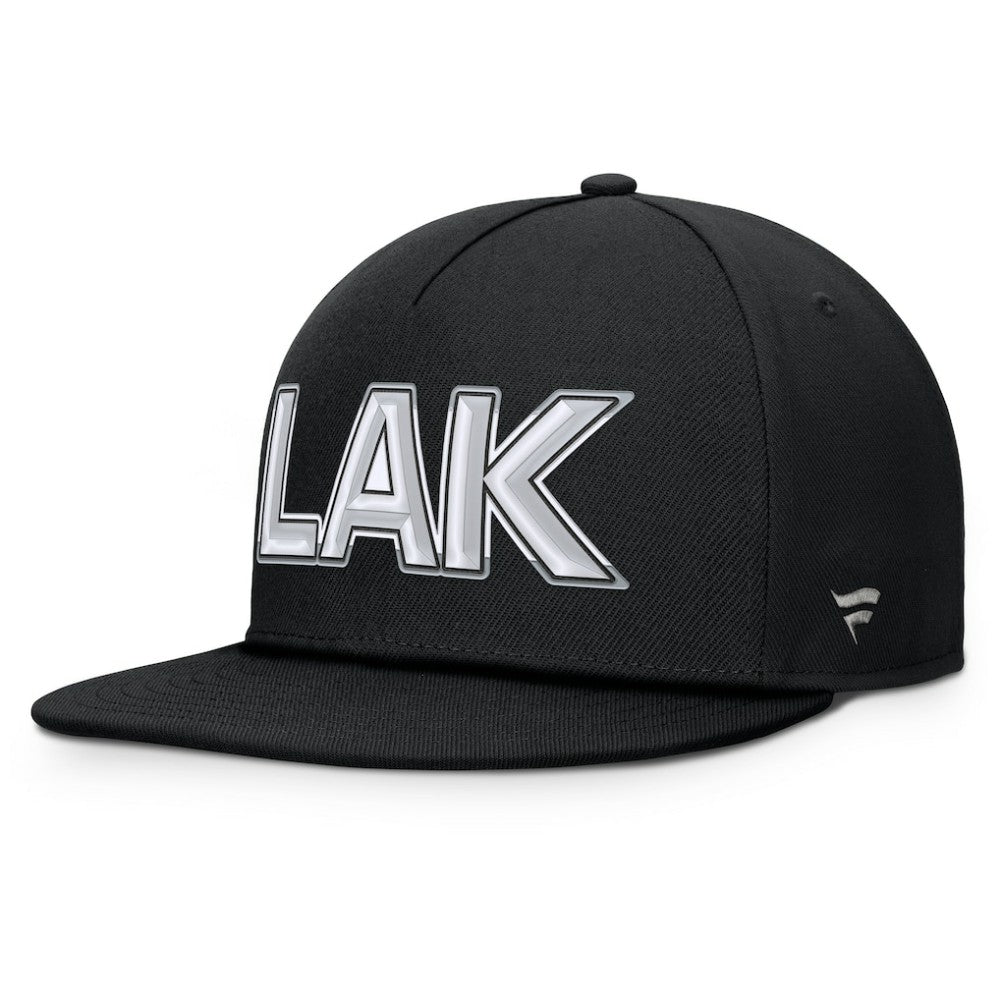 Los Angeles Kings Fanatics Authentic Pro Rink Team Code Snapback Hat Black
