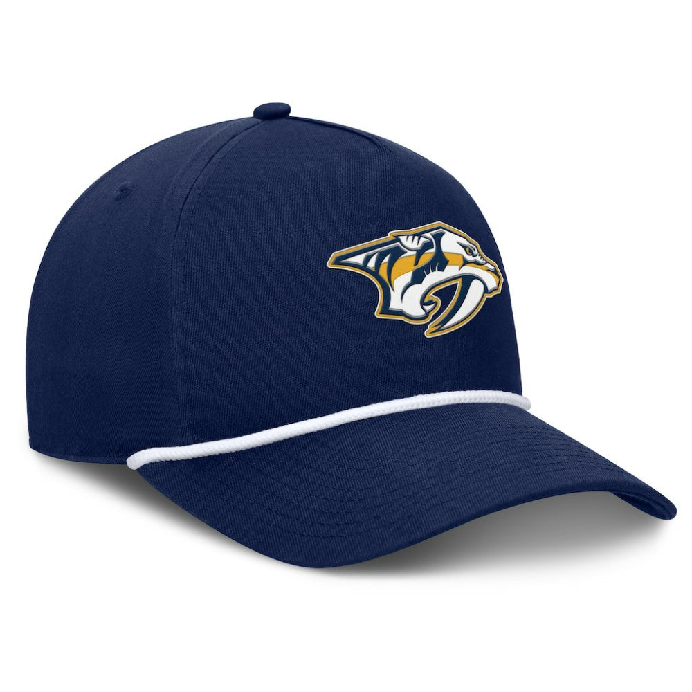 Nashville Predators Fanatics Authentic Pro Rink Roper A-Frame Adjustable Hat Navy