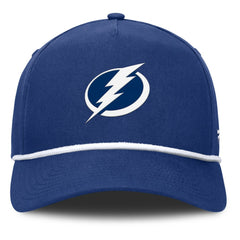 Tampa Bay Lightning Fanatics Authentic Pro Rink Roper A-Frame Adjustable Hat Blue