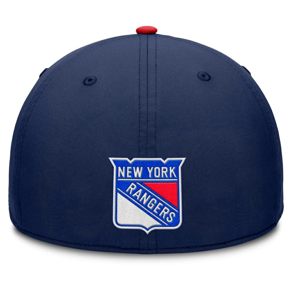 New York Rangers Fanatics Authentic Pro Rink Team Code Flex Hat Navy/Red