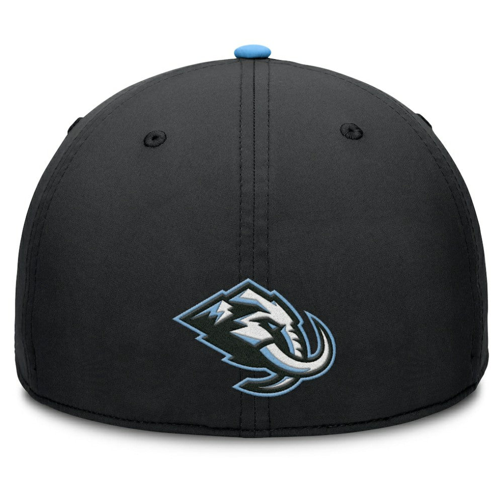 Utah Mammoth Fanatics Authentic Pro Rink Team Code Flex Hat Black/Light Blue