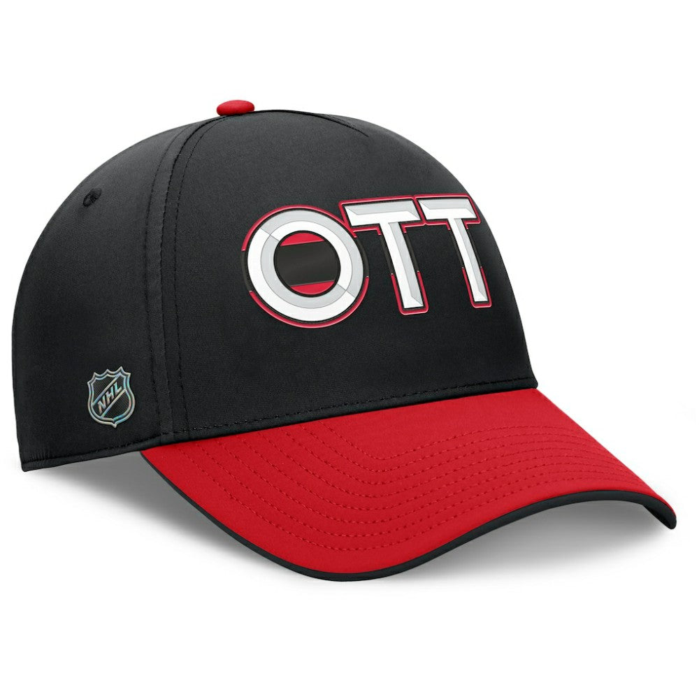 Ottawa Senators Fanatics Authentic Pro Rink Team Code Flex Hat Black/Red
