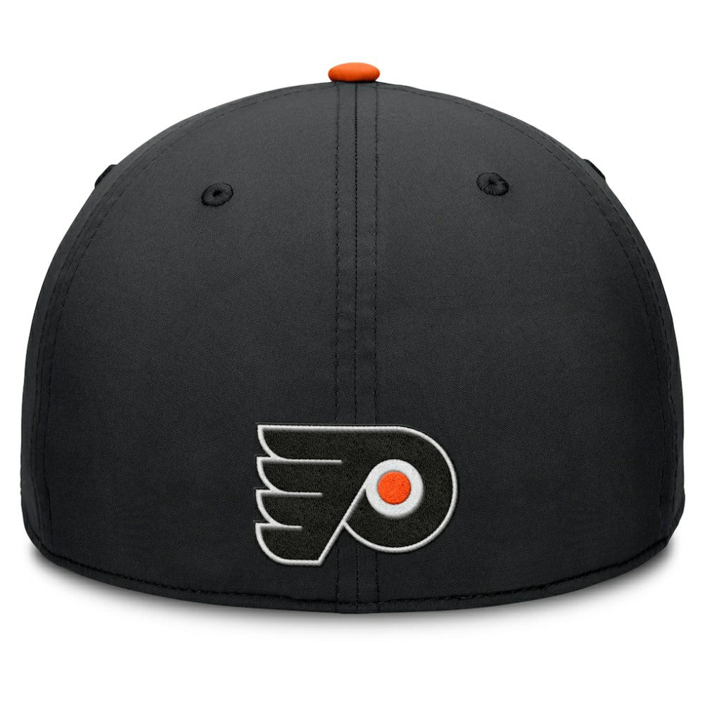 Philadelphia Flyers Fanatics Authentic Pro Rink Team Code Flex Hat Black/Orange