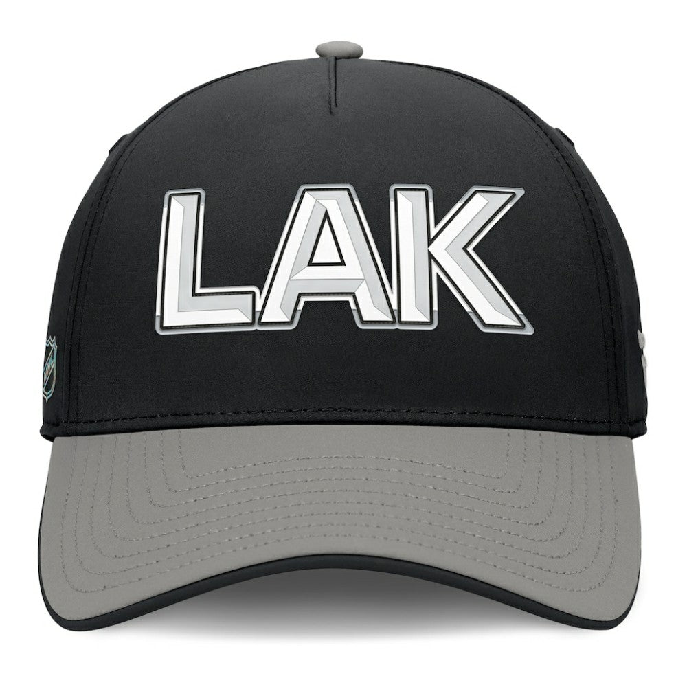 Los Angeles Kings Fanatics Authentic Pro Rink Team Code Flex Hat Black/Gray