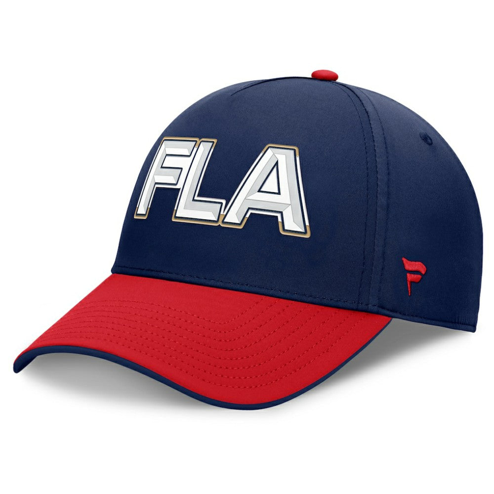 Florida Panthers Fanatics Authentic Pro Rink Team Code Flex Hat Navy/Red
