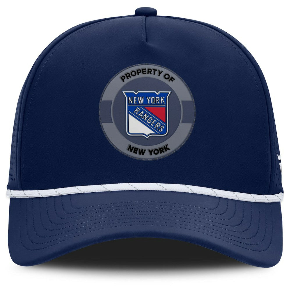 New York Rangers Fanatics Authentic Pro Rink Adjustable Hat Navy