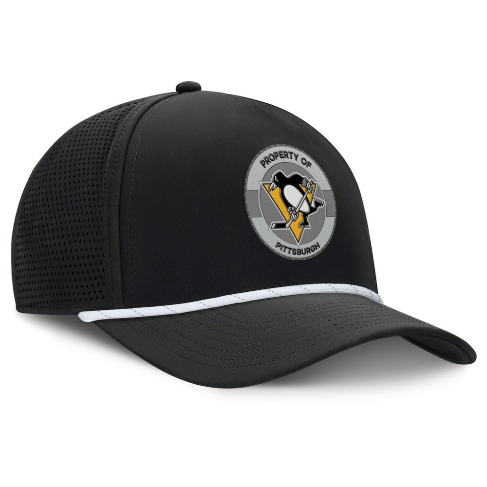 Pittsburgh Penguins Fanatics Authentic Pro Rink Adjustable Hat Black