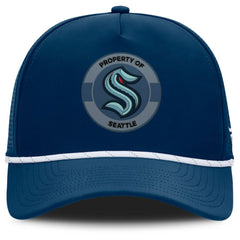 Seattle Kraken Fanatics Authentic Pro Rink Adjustable Hat Deep Sea Blue