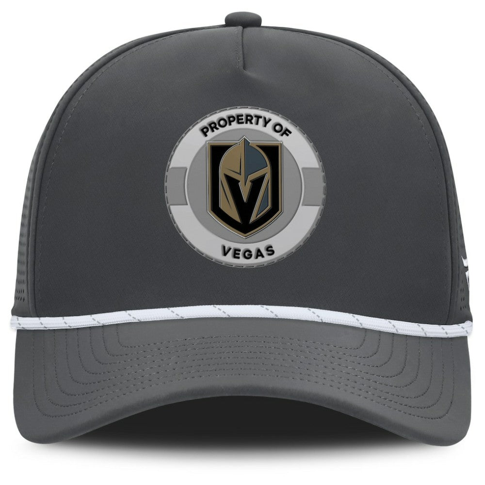 Vegas Golden Knights Fanatics Authentic Pro Rink Adjustable Hat Charcoal