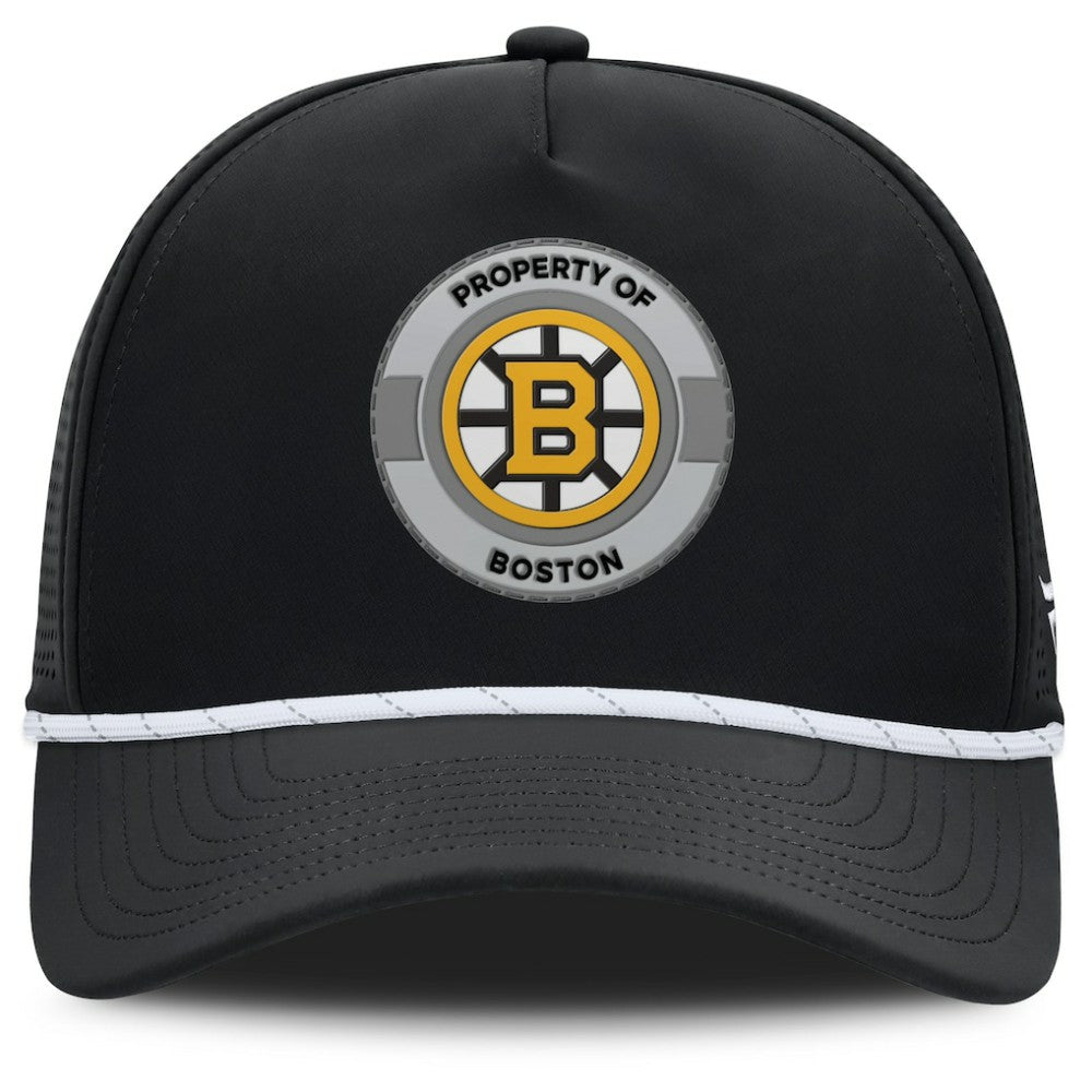 Boston Bruins Fanatics Authentic Pro Rink Adjustable Hat Black