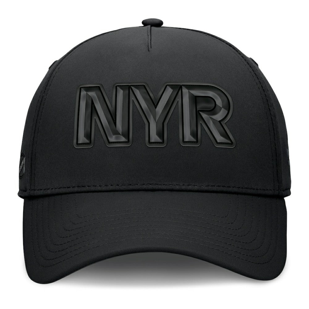 New York Rangers Fanatics Authentic Pro Road Team Code Flex Hat Black