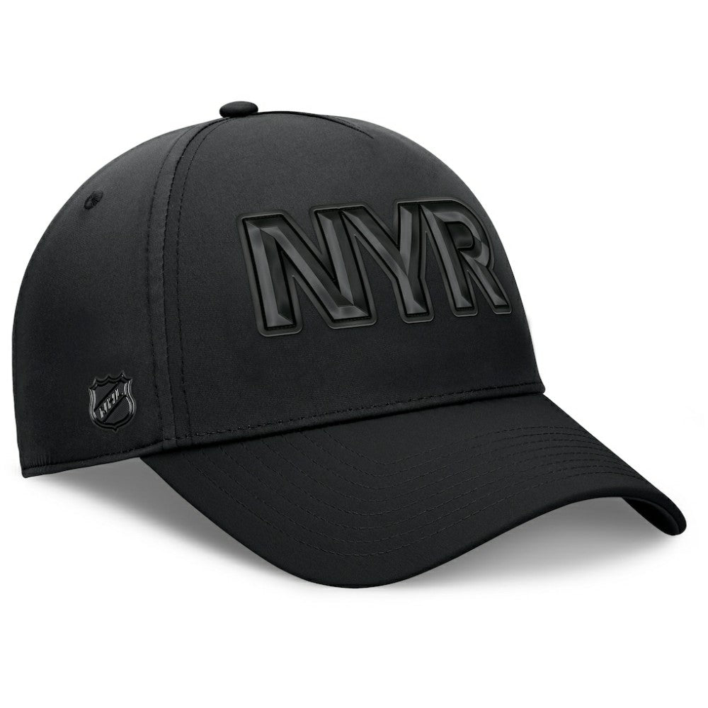 New York Rangers Fanatics Authentic Pro Road Team Code Flex Hat Black