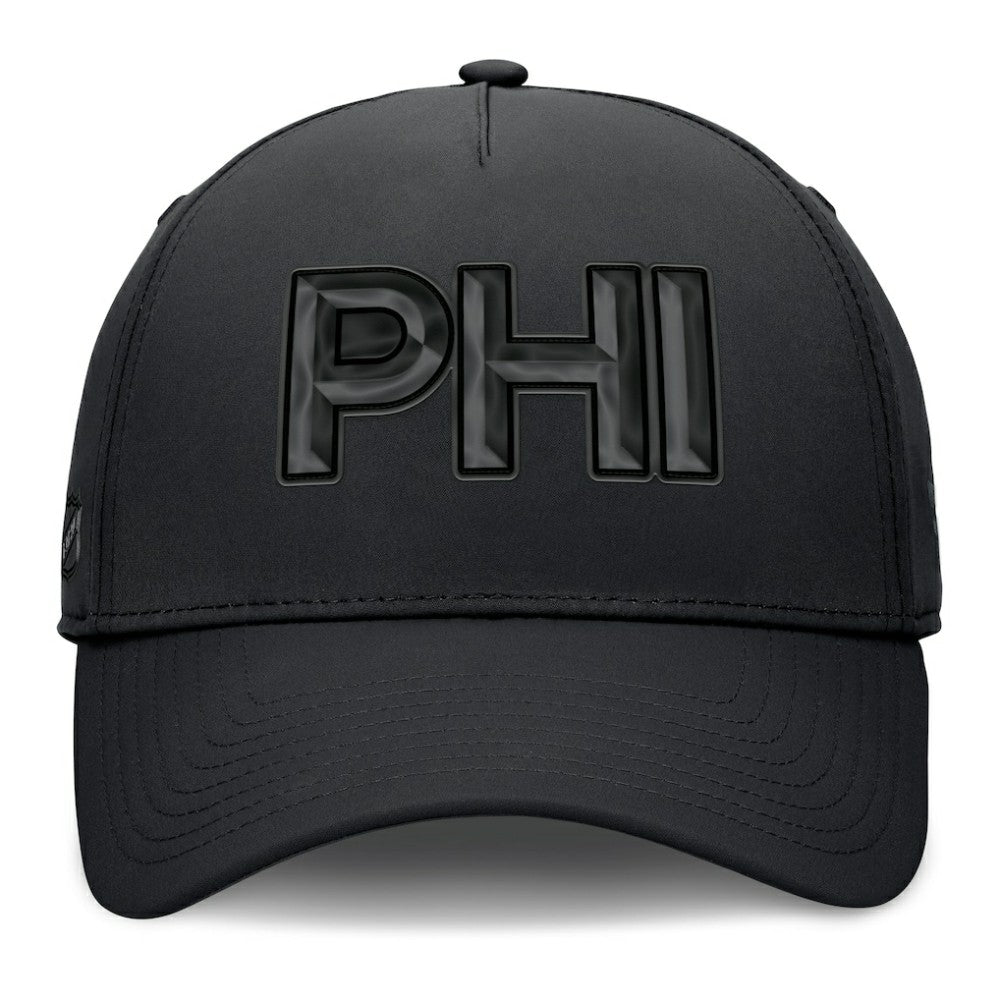 Philadelphia Flyers Fanatics Authentic Pro Road Team Code Flex Hat Black