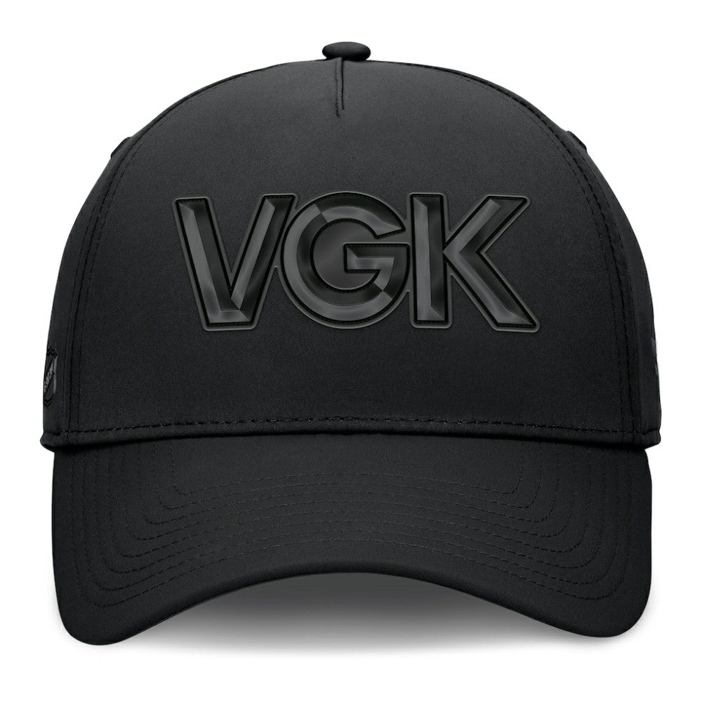 Vegas Golden Knights Fanatics Authentic Pro Road Team Code Flex Hat Black
