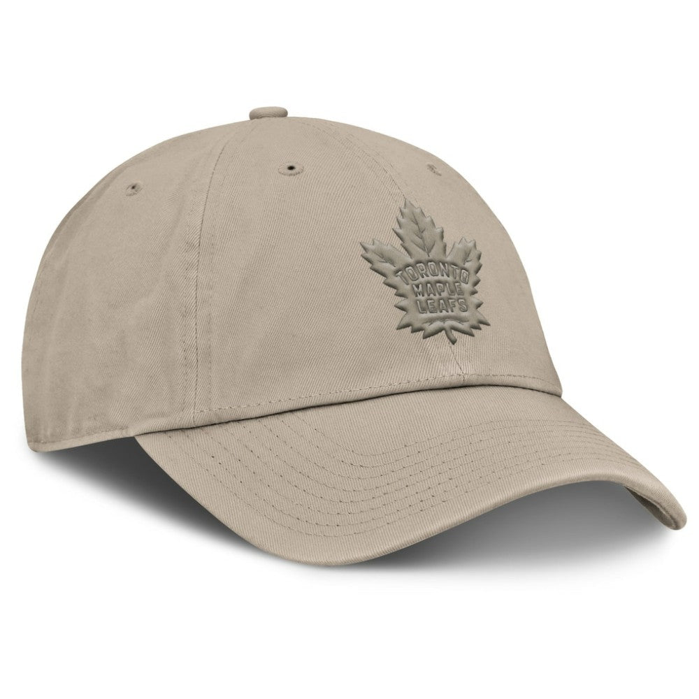 Toronto Maple Leafs Fanatics Authentic Pro Road Adjustable Hat Tan