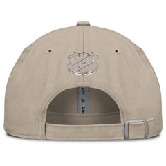 New Jersey Devils Fanatics Authentic Pro Road Adjustable Hat Tan