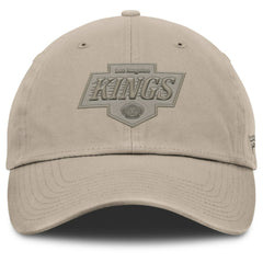 Los Angeles Kings Fanatics Authentic Pro Road Adjustable Hat Tan