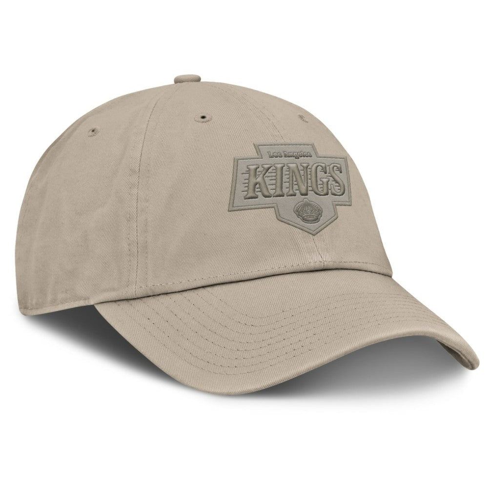 Los Angeles Kings Fanatics Authentic Pro Road Adjustable Hat Tan