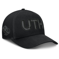 Utah Mammoth Fanatics Authentic Pro Road Team Code Trucker Adjustable Hat Black