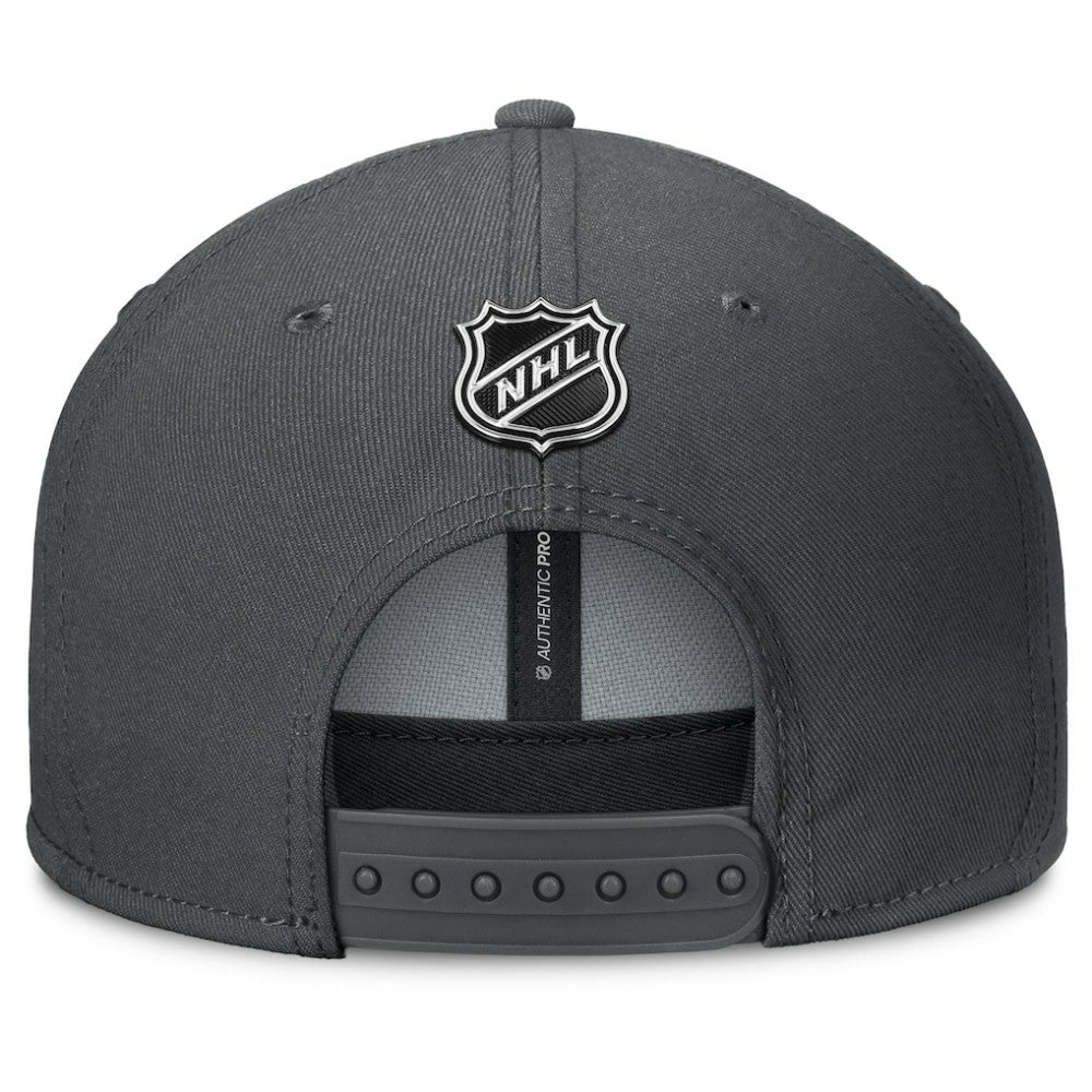 Vegas Golden Knights Fanatics Authentic Pro Rink Lockup Snapback Hat Charcoal