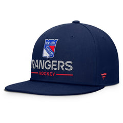 New York Rangers Fanatics Authentic Pro Rink Lockup Snapback Hat Navy
