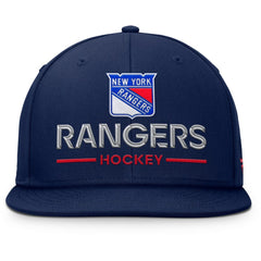 New York Rangers Fanatics Authentic Pro Rink Lockup Snapback Hat Navy