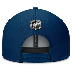 Seattle Kraken Fanatics Authentic Pro Rink Lockup Snapback Hat Deep Sea Blue