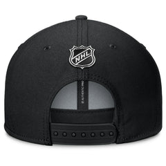Pittsburgh Penguins Fanatics Authentic Pro Rink Lockup Snapback Hat Black