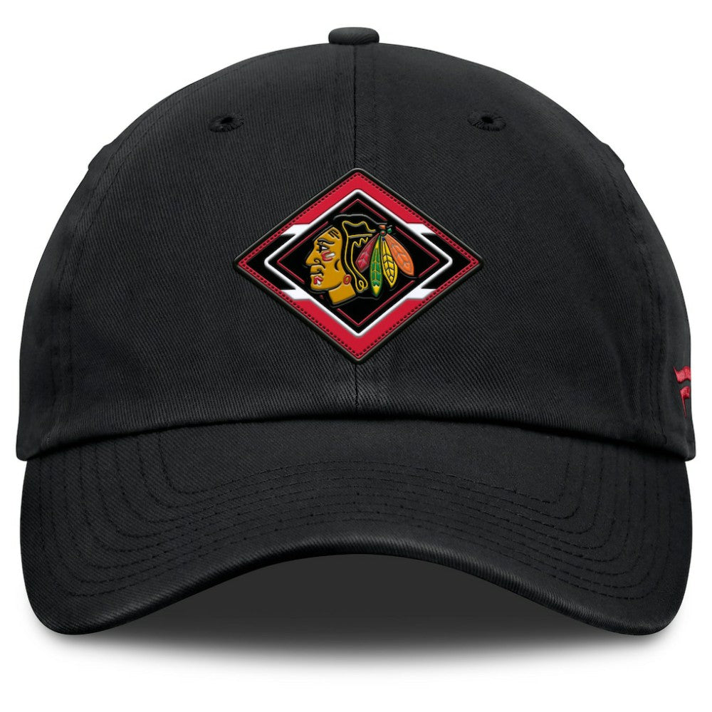 Chicago Blackhawks Fanatics Women's Authentic Pro Rink Adjustable Hat Black