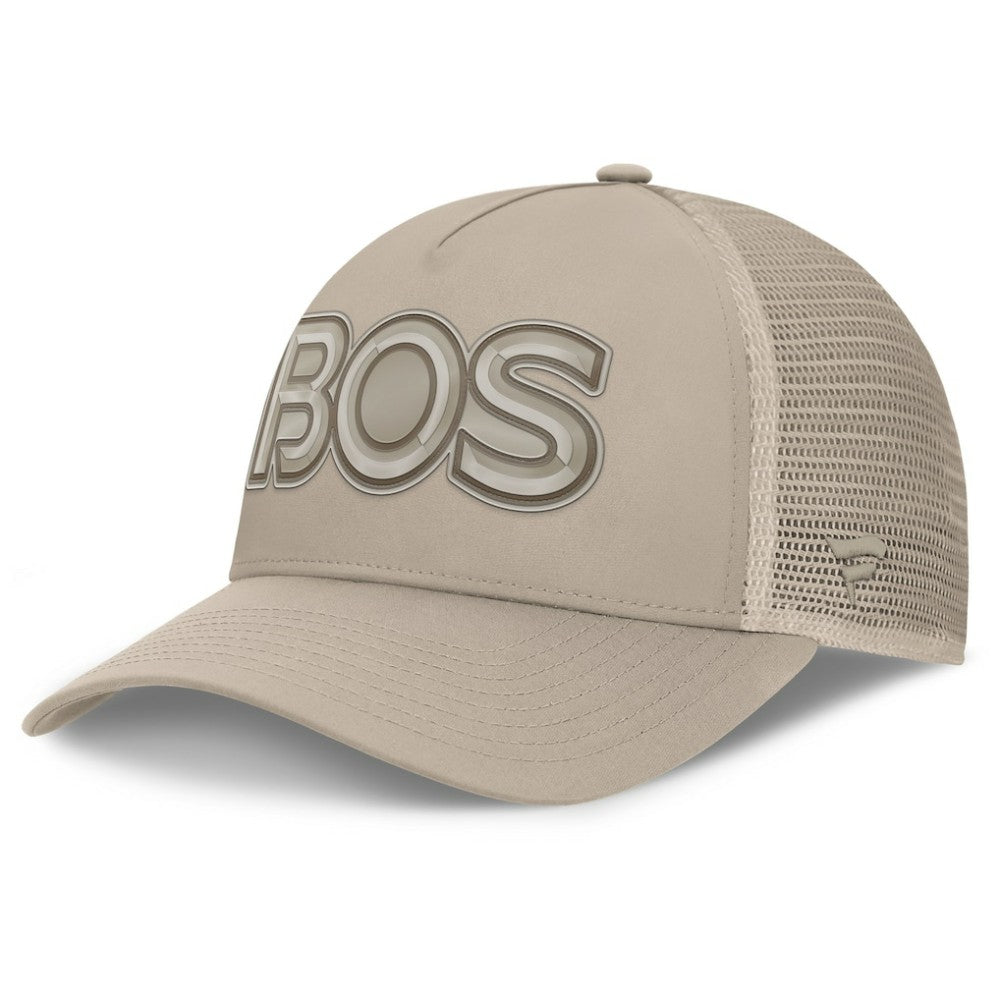 Boston Bruins Fanatics Women's Authentic Pro Road Trucker Adjustable Hat Tan