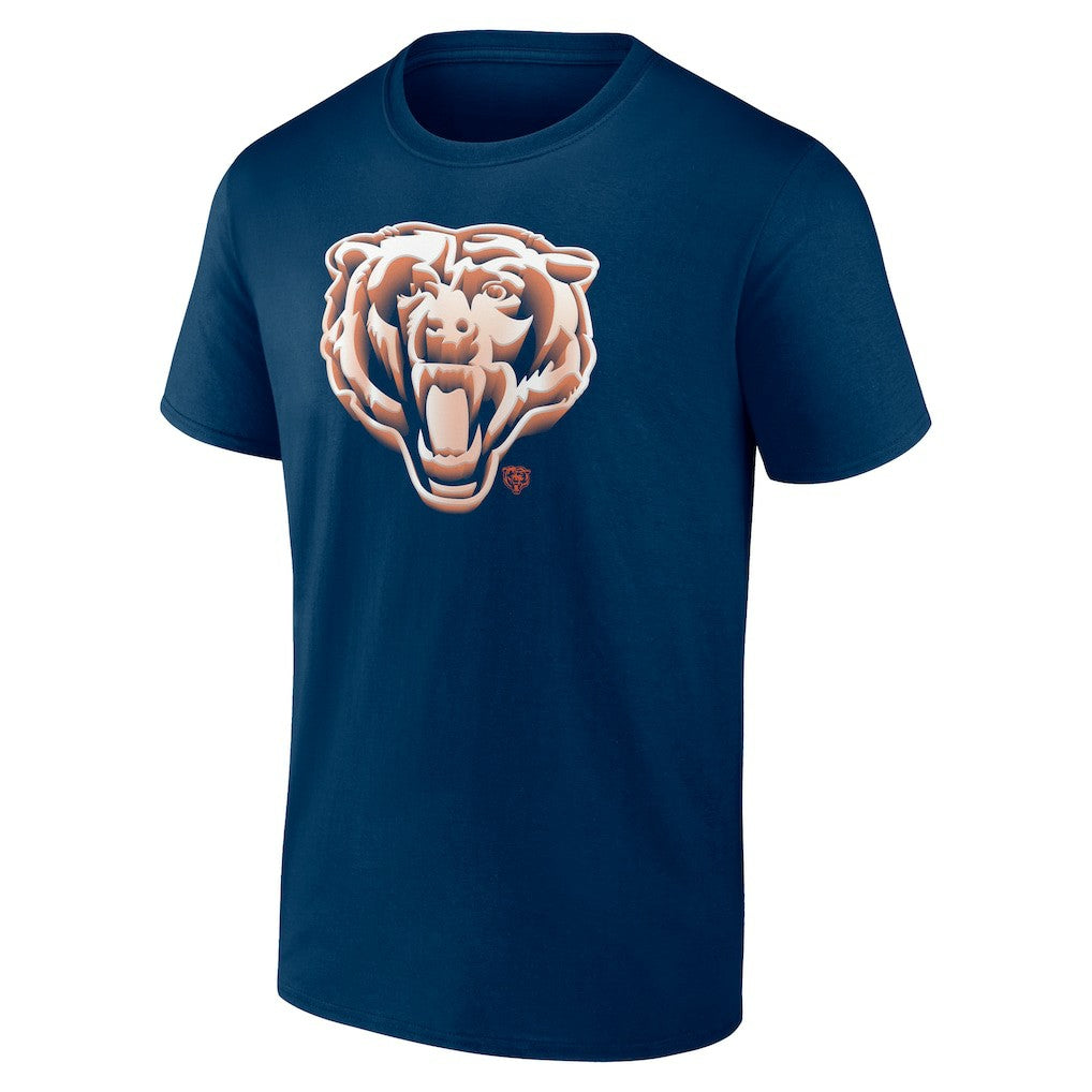 Chicago Bears Chrome Dimension T-Shirt - Navy discount