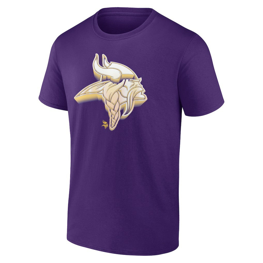 Minnesota Vikings Chrome Dimension T-Shirt - Purple discount