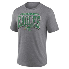 Philadelphia Eagles Warped Block Tri-Blend T-Shirt - Heather Gray outlet