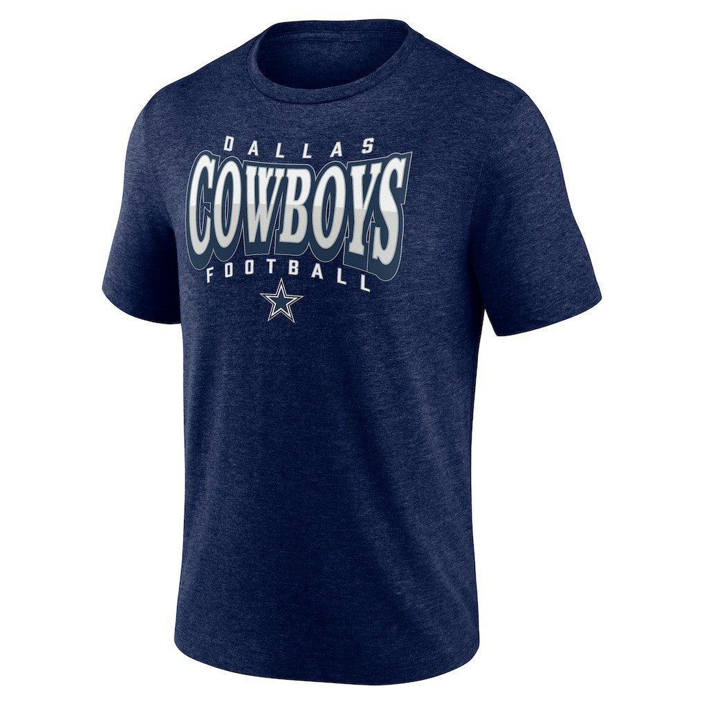 Dallas Cowboys Divided Warp Tri-Blend T-Shirt - Navy on sale