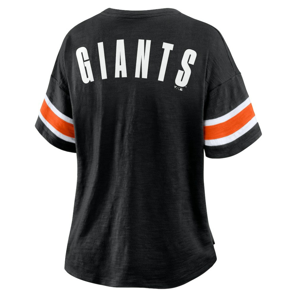 San Francisco Giants Women's Curl Route T-Shirt - Black