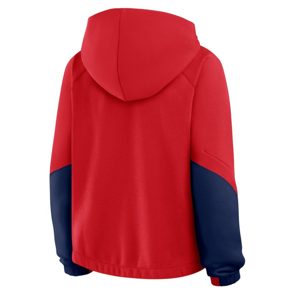 St. Louis Cardinals Women's Oversized Time to Win Pullover Hoodie - Red