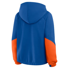 New York Mets Women's Oversized Time to Win Pullover Hoodie - Royal