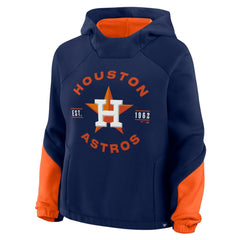 Houston Astros Women's Oversized Time to Win Pullover Hoodie - Navy