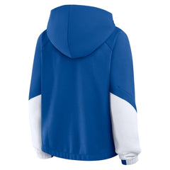 Los Angeles Dodgers Women's Oversized Time to Win Pullover Hoodie - Royal