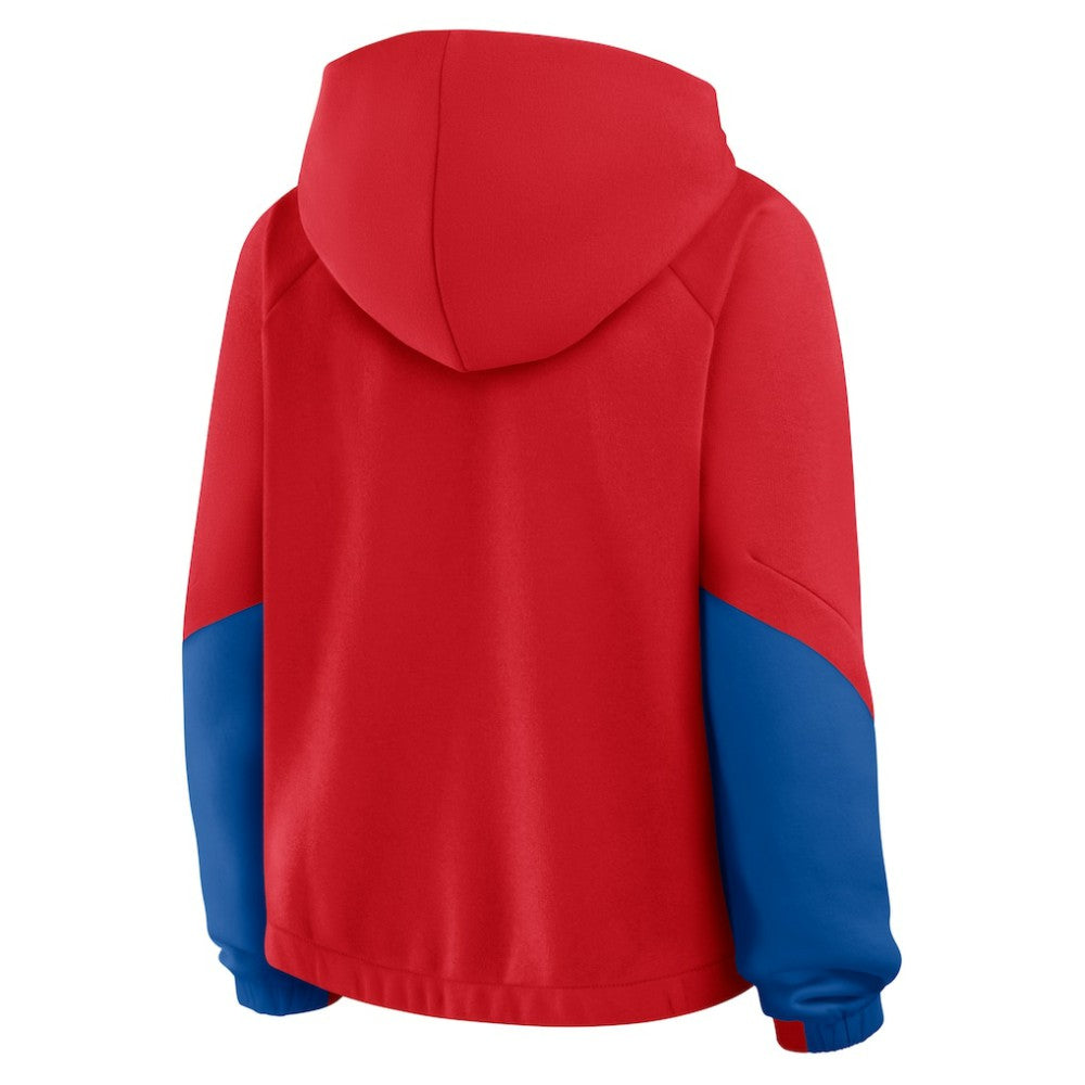 Philadelphia Phillies Women's Oversized Time to Win Pullover Hoodie - Red