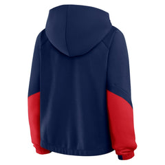 Boston Red Sox Women's Oversized Time to Win Pullover Hoodie - Navy