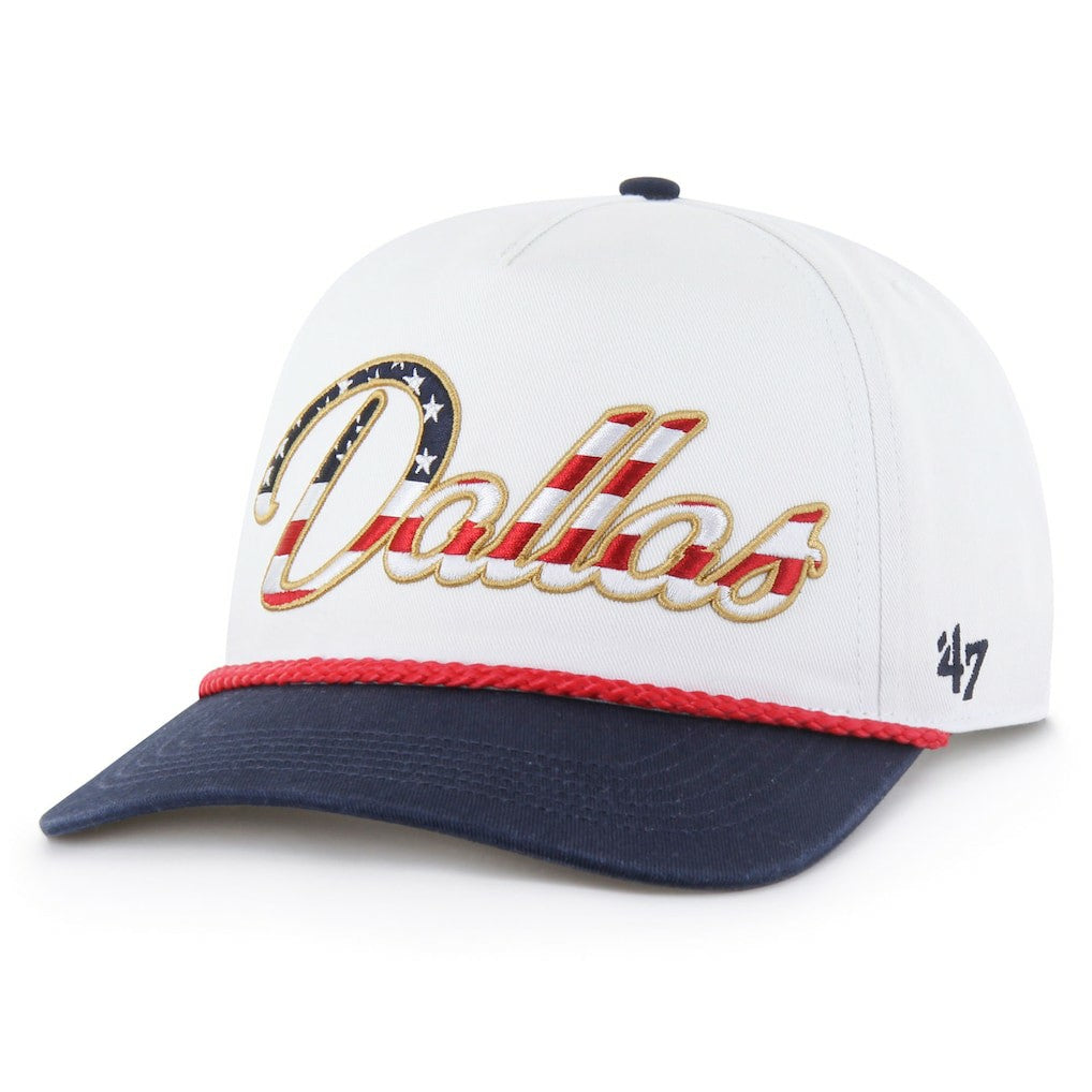 Dallas Cowboys '47 Patriotic Overhand Hitch Adjustable Hat - White cheap