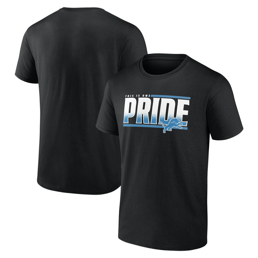 Detroit Lions One Pride T-Shirt - Black sale