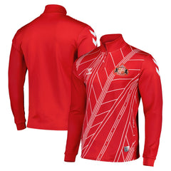Sunderland Hummel Home Pre-Match Half Zip - Red for sale