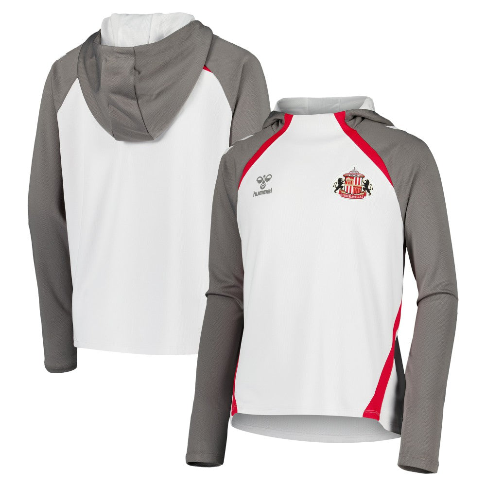 Sunderland Hummel Training Hoodie / White / Kids for sale