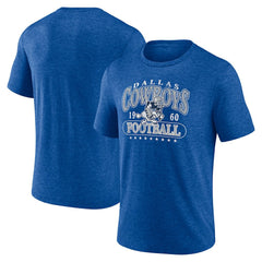 Dallas Cowboys Retro Tri-Blend T-Shirt - Royal sale