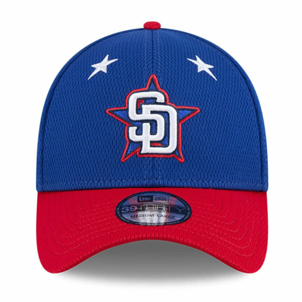 San Diego Padres 2025 MLB All-Star Game Workout 39THIRTY Flex Hat - Blue/Red | New Era