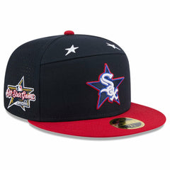 Chicago White Sox 2025 MLB All-Star Game Workout Side Patch 59FIFTY Fitted Hat - Navy/Red | New Era